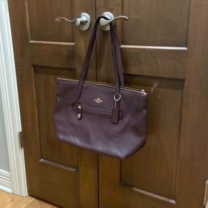 Coach purse purple/brown